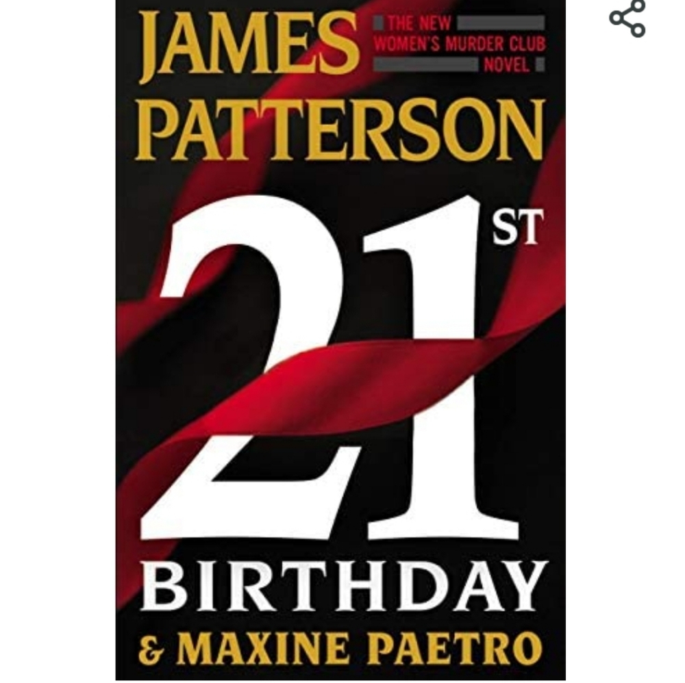 James patterson book 21 paper back